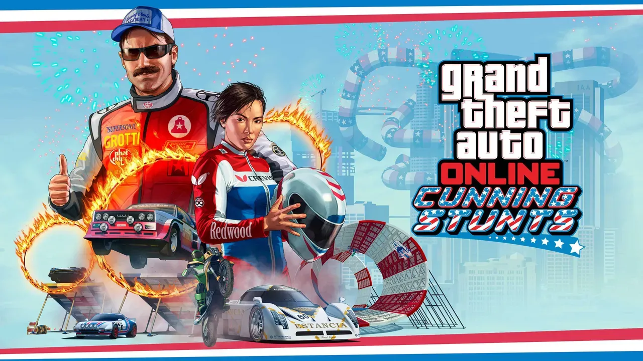 Stunt Races, paying triple rewards. Triple GTA$ and RP bonuses let you earn fast